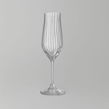 Jogo de 6 Taças de Champanhe 540 ml Tulipa Optic Bohemia