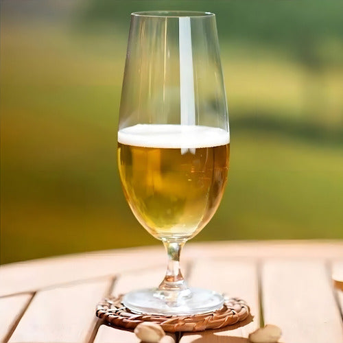 Taça de Cerveja de Cristal 4 Peças 360 ml Bohemia Bar Beer