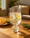 Taça de Vidro Bubble com Base em Esfera 400 ml