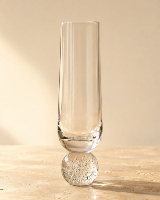 Taça de Champanhe Bubble com Base em Esfera 300 ml