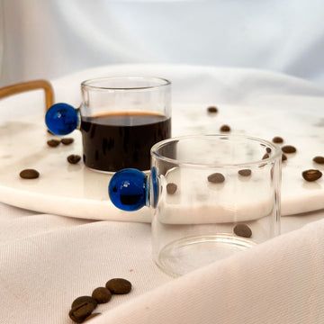 Conjunto de 2 Xícaras Ball 100ml - Azul