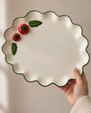 Travessa Tomato Oval em Porcelana