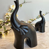 Escultura Decorativa de Elefante em Cerâmica