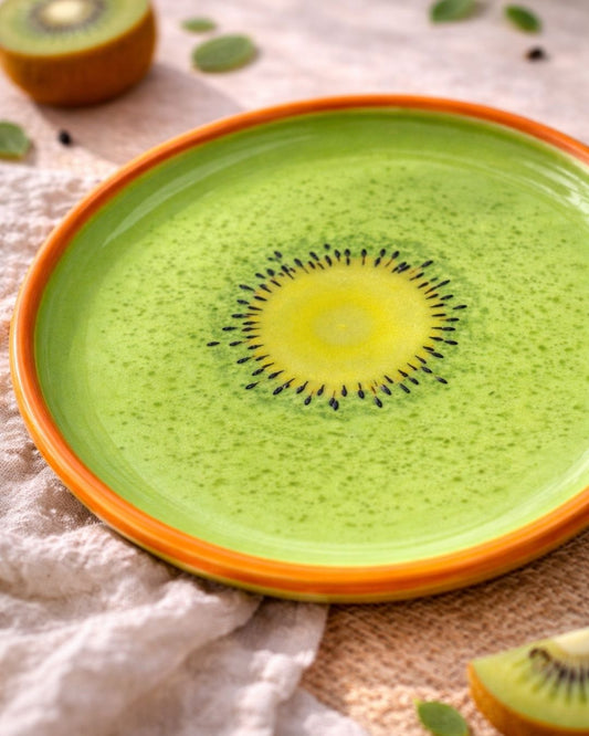 Prato Kiwi em Cerâmica