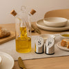 Saleiro e Pimenteiro de Inox Prateado