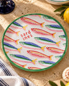 Prato de Sobremesa Sea Sardinha em Melamina 21 cm
