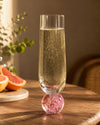 Taça de Champanhe Bubble com Base em Esfera 300 ml