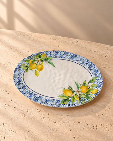 Travessa Oval Siciliano em Melamina