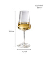 Jogo de Taças de Vinho Branco Sommelier 360ml