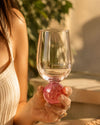Taça de Vidro Bubble com Base em Esfera 400 ml