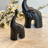 Escultura Decorativa de Elefante em Cerâmica
