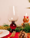 Taça Bubble Glass Vermelha - Edição Limitada de Natal