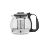 Chaleira de Vidro com Infusor Preta 1,2L