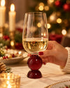 Taça Bubble Glass Vermelha - Edição Limitada de Natal