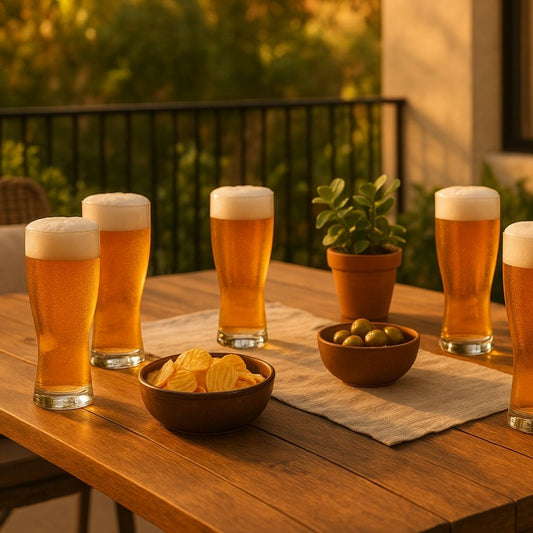 Jogo de 6 Copos de Cerveja Bravo Crisa 320ml