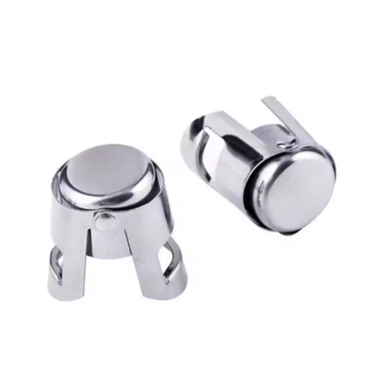 Jogo 2 Peças Tampa de Vinho e Espumante de Inox