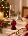 Taça Bubble Glass Vermelha - Edição Limitada de Natal