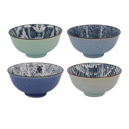 Conjunto Celestial de Bowls em Porcelana