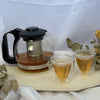 Chaleira de Vidro com Infusor Preta 1,2L