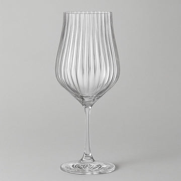 Jogo de 6 Taças de Cristal para Vinho 550ml Tulipa Optic