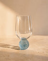 Taça de Vidro Bubble com Base em Esfera 400 ml