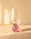 Taça de Vidro Bubble com Base em Esfera 400 ml