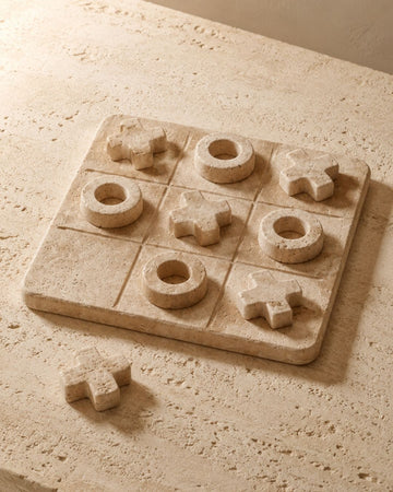 Jogo da Velha Decorativo Travertino