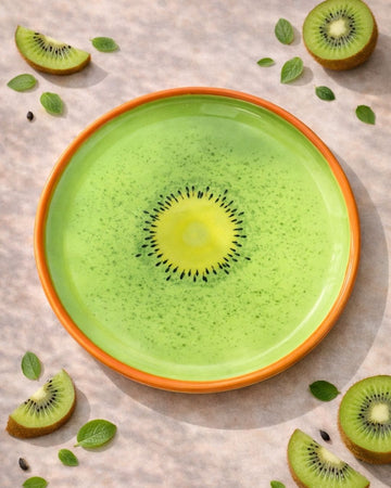 Prato Kiwi em Cerâmica